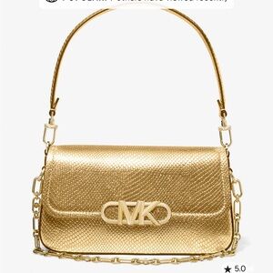 Michael Kors Parker Medium Snake Embossed Shoulder Bag
